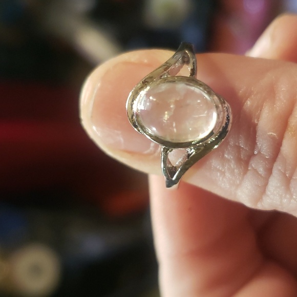 Blue moonstone and 925 handmade rings - Picture 3 of 6